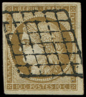 1b   10c. Bistre VERDATRE, Obl. GRILLE, TB. C - Autres & Non Classés