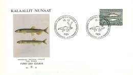 1986  Fish  MiNr 168 - FDC