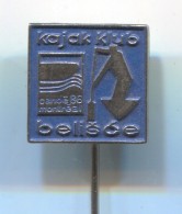 Rowing, Kayak, Canoe, Rafting - Club BELISCE Croatia, MONTREAL 1986.  Vintage Pin  Badge - Kanu