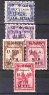 Belgian Congo - USA Detatchment - Private Overprint - 1931 - MNH - Unused Stamps