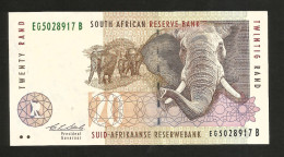 SOUTH AFRICA - SOUTH AFRICAN RESERVE BANK - 20 RAND / ELEPHANT - Zuid-Afrika