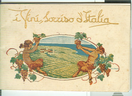 I VINI, SORRISO D'ITALIA, FEDERAZIONE NAZIONALE FASCISTA COMMERCIO ENOLOGICO E OLEARIO-ROMA-1933-pagg.45-cm 12X8 - Vin
