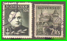 SLOVAQUIA  ( EUROPA ) 2 SELLOS AÑO 1940 - Used Stamps
