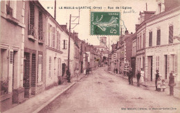 61-LE MESLE-SUR-SARTHE- RUE DE L'EGLISE - Le Mêle-sur-Sarthe