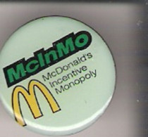 Pin McDonald's Monopoly McInMo - McDonald's