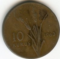 Turquie Turkey 10 Kurus 1963 KM 891.1 - Turkey