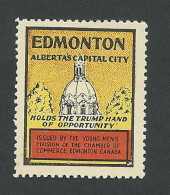 C06-08 CANADA Edmonton Promotion Stamp 8 MNH Capital - Werbemarken (Vignetten)