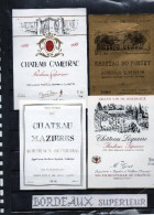 BORDEAUX - Supérieur 4 Etiquettes - N° 21 - Collections, Lots & Séries