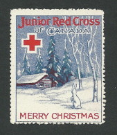 C06-16 CANADA Junior Red Cross 10a Bunny 1926 MHR Blue-green Trees - Vignettes Locales Et Privées