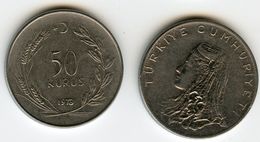 Turquie Turkey 50 Kurus 1973 KM 899 - Turkey