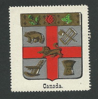 C06-32 CANADA Stamp Album Coat-of-Arms Stamp MHR - Werbemarken (Vignetten)