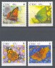 Ncw363s WWF FAUNA VLINDERS BLOEM FLOWERS BUTTERFLIES SCHMETTERLINGE MARIPOSAS PAPILLONS IRELAND EIRE 2005 PF/MNH - Colecciones & Series