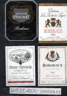 BORDEAUX - Controlée 4 Etiquettes - N° 40 - Collections & Sets