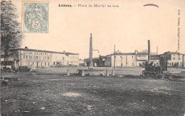 63-LEZOU- PLACE DU MARCHE AU BOIS - Lezoux