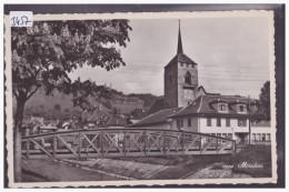 DISTRICT DE MOUDON /// MOUDON - L´EGLISE - TB - Moudon