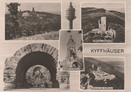 Kyffhäuser - S/w Mehrbildkarte 2 - Kyffhaeuser