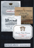 BORDEAUX - Controlée 4 Etiquettes - N° 50 - Collections, Lots & Séries