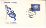GREECE FDC MICHEL 746 EUROPA 1960 - FDC