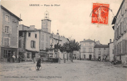 63-LEZOUX-  PLACE DU PILORI - Lezoux