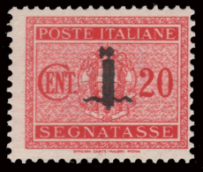 R.S.I. - Segnatasse - 20 C. Carminio - 1944 - Taxe