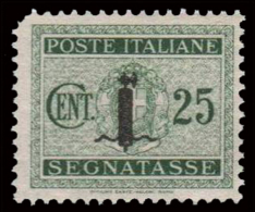 R.S.I. - Segnatasse - 25 C. Verde - 1944 - Taxe