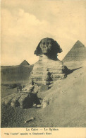 Egypte - Egypt - Pyramides - Cairo - Le Caire - Le Sphinx - 2 Scans - état - Sphynx