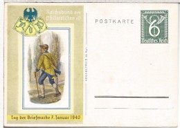 ALEMANIA REICH 19340ENTERO POSTAL DIA DEL SELLO CARTERO - Sonstige (Land)