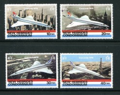 NOUVELLES HEBRIDES- Y&T N°531 à 534- Neufs Sans Charnière ** (concorde) - Nuovi