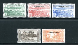 NOUVELLES HEBRIDES- Taxe Y&T N°36 à 40- Neufs Avec Charnière * - Postage Due