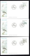 1993   Local Animals: Wolf, Lagopede, Reindeer  MiNr 239-241 - FDC