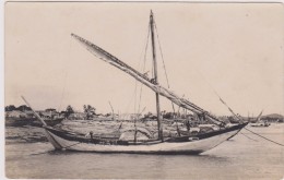 CARTE PHOTO,AFRIQUE,ORIENT,EGYPTE,EGYPT,BATEAU SUR LE NIL EN 1900,PORT,HARBOUR - Other & Unclassified