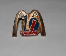 PIN MCDONALD'S DE PORTUGAL  -- 10 ANS AU PORTUGAL - McDonald's