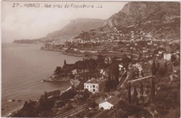 Carte Postale Ancienne,MONACO,PRINCIPATU DE MUNEGU,1920,vue Aerienne - Monte-Carlo