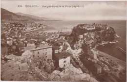 Carte Postale Ancienne,MONACO,PRINCIPATU DE MUNEGU,1920,vue Aerienne - Monte-Carlo