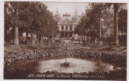 Carte Postale Ancienne,MONACO,Monté Carlo,PRINCIPATU DE MUNEGU,casino,1920,empire Des Grimaldi,jardin,fontaine - Monte-Carlo