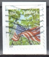 United States 2014 Flag For All Seasons - Mi 4969 II BE - Perf. 11¼ :10¾  - Used - Used Stamps