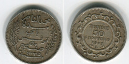 [C770] Tunisie : 50 Centimes 1917(1335) Argent - Túnez