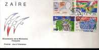 ZAIRE  FDC   REVOLUTION FRANCAISE   14-7-1989 - 1980-1989