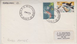 AAT 1974 Macqueueue Island Cover Ca 24 Nov 74 (30653) - Covers & Documents