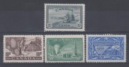CANADA - 222 + 241/243 NSG Cote 96,75 Euros Depart A 10% - Unused Stamps