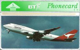 UK 5 UNITS QANTAS AIRWAYS AUSTRALIA AIRPLANE L & G MINT CODE:407A READ DESCRIPTION !! - BT Emissioni Private