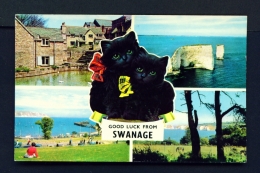 ENGLAND  -  Swanage  Multi View  Used Postcard - Swanage