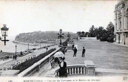 Monte-Carlo. Vue Sur Les Terrasses Et Le Rocher De Monaco - Terraces