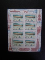 RUSSIA 1991MNH  (**)YVERT 5881 TRANSPORT. The Airship - Hojas Completas