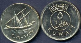 Kuwait 5 Fils 2006 - 1427 UNC  -- Ship - Koeweit