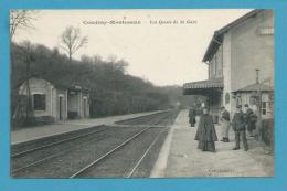 CPA - Chemin De Fer La Gare COUDRAY-MONTCEAUX 91 - Autres & Non Classés