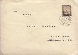 ÖSTERREICH 1946 - 12 Gro Auf Brief Gel.Wien, 4 Seiten Inhalt Zeugnis A4 Format Mit Firmenbriefkopf (über 20 Gramm Inhalt - 1945-60 Briefe U. Dokumente