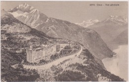 SUISSE,HELVETIA,SWISS,SCHWEIZ,SVIZZERA,SWITZERLAND ,VAUD,CAUX EN 1900,MONTREUX,PALACE,MONT AGNE,FALAISE - Montreux