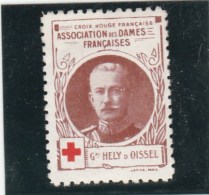 Vignette Militaire Croix Rouge - Association Des Dames Françaises - Général Hely D Oissel - Red Cross