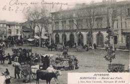 Marche Aux Fruits Carte En Bon état - Maringues